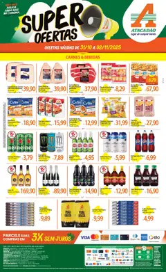 Pré-Visualização do folheto "Ofertas - SC" da loja Atacadão válido a partir de 31/10/2025