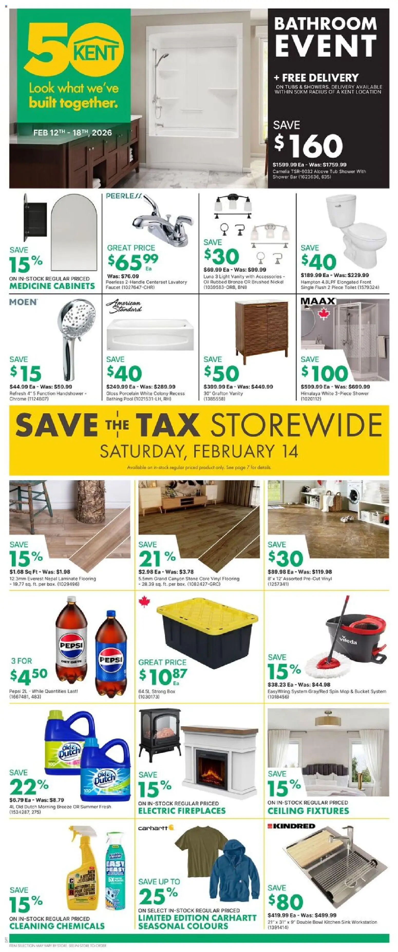 Preview of leaflet Weekly flyer / circulaire from shop Kent is valid from Feb 12, 2026