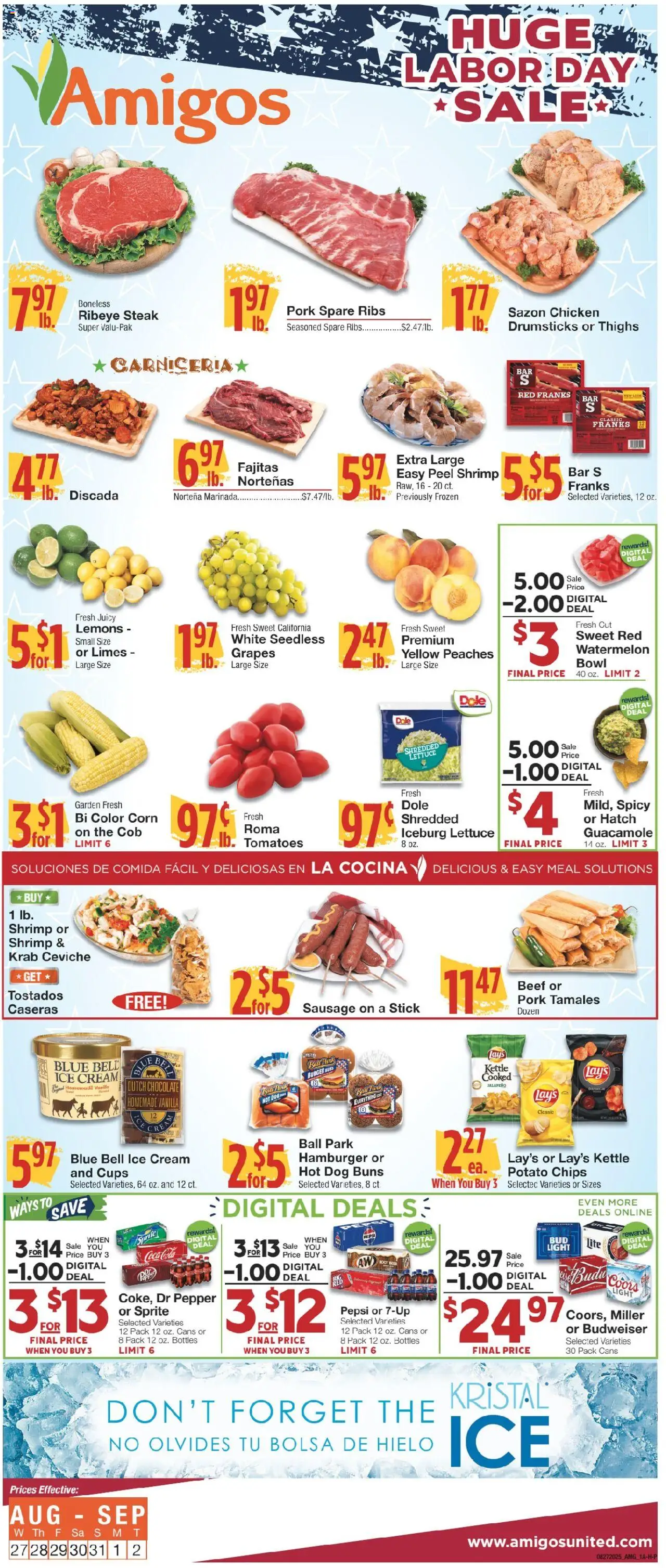 United Supermarkets Ad from 08/26/2025 - Flyer - Page number 1
