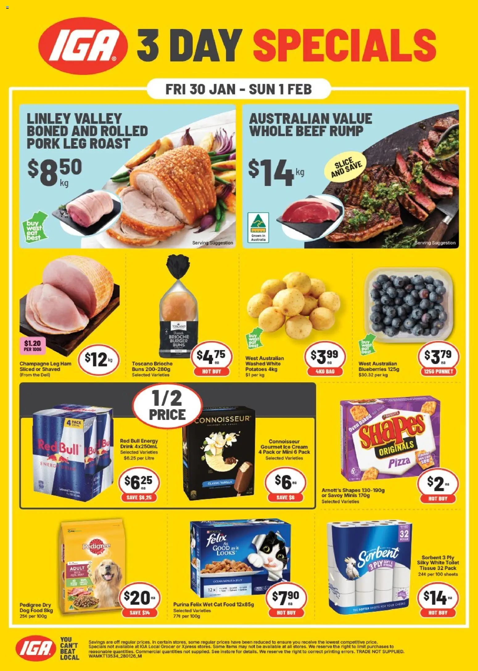 Preview of catalogue Weekend Specials WA from shop IGA valid 30/01/2026