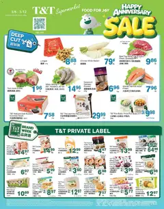Un aperçu du dépliant T&T Supermarket weekly flyer - BC du magasin T&T Supermarket est valide à partir 6 mars 2026