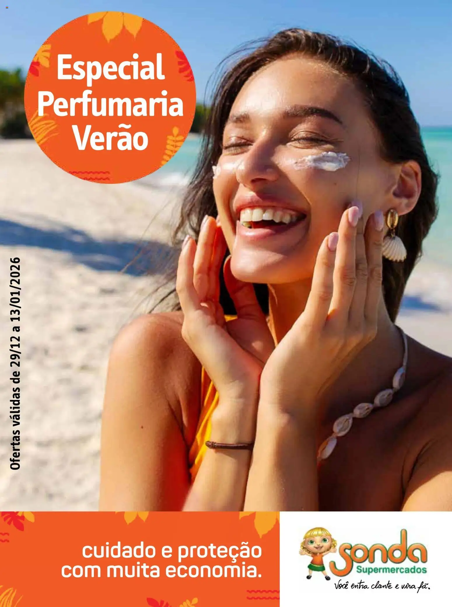 Pré-Visualização do folheto "Ofertas Perfumaria Verão" da loja Sonda válido a partir de 29/12/2025