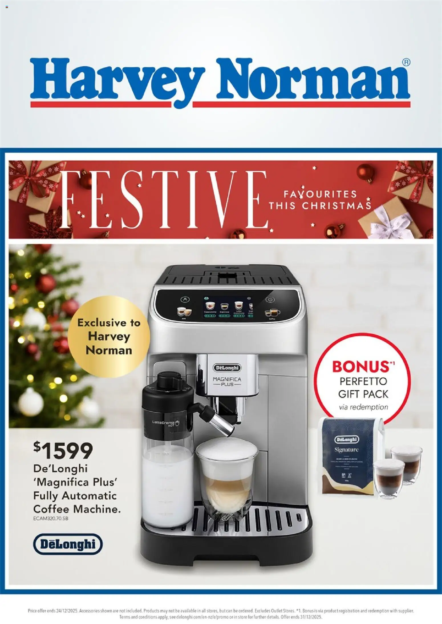 Preview of catalogue Festive Favorites in the Kitchen & Self Care from shop Harvey Norman valid 5 Dec 2025