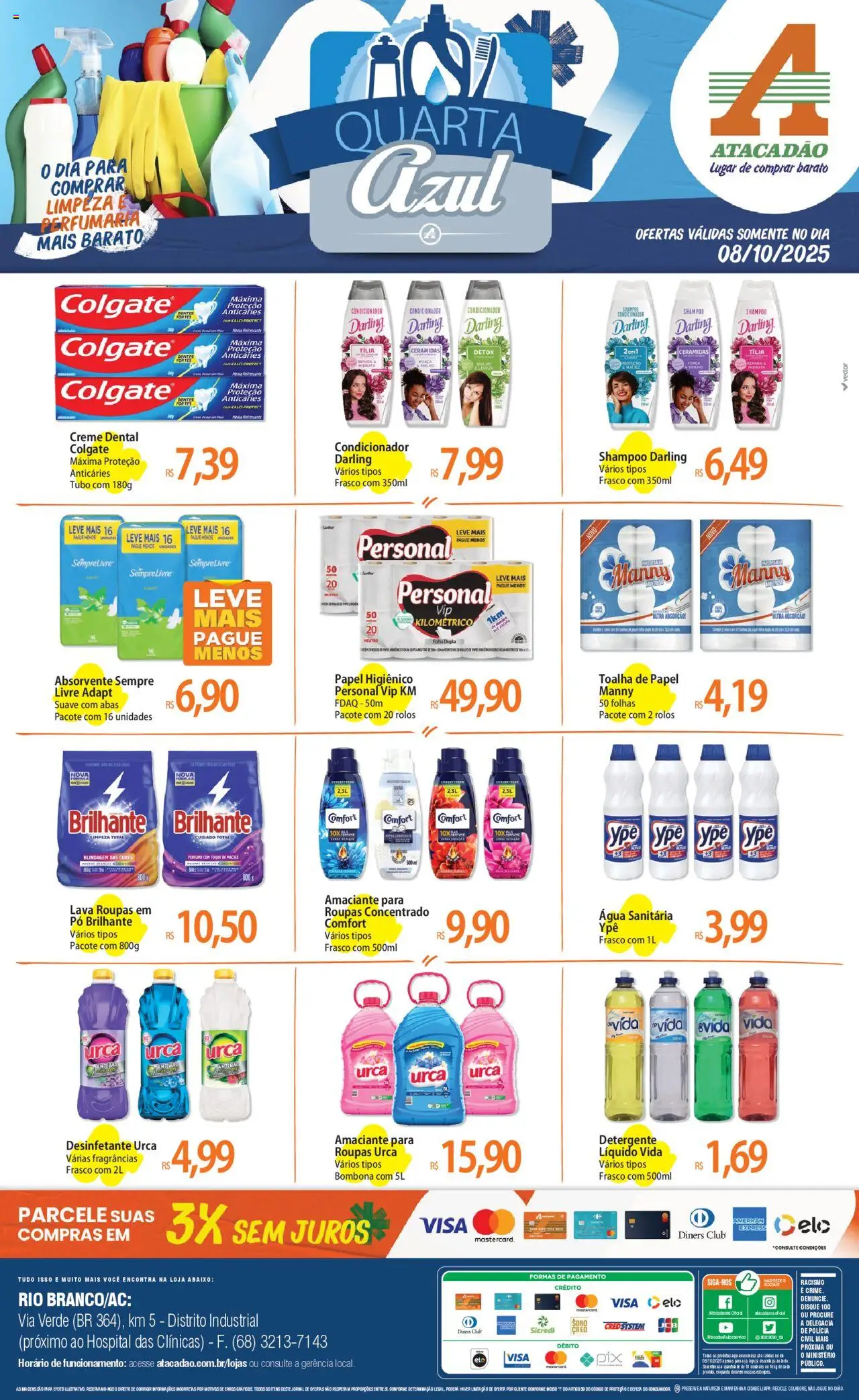 Atacadão folheto "Ofertas - AC" válido a partir de 08/10/2025 - número de página 1