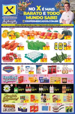 Pré-Visualização do folheto "Ofertas da semana" da loja X Supermercados válido a partir de 24/09/2025