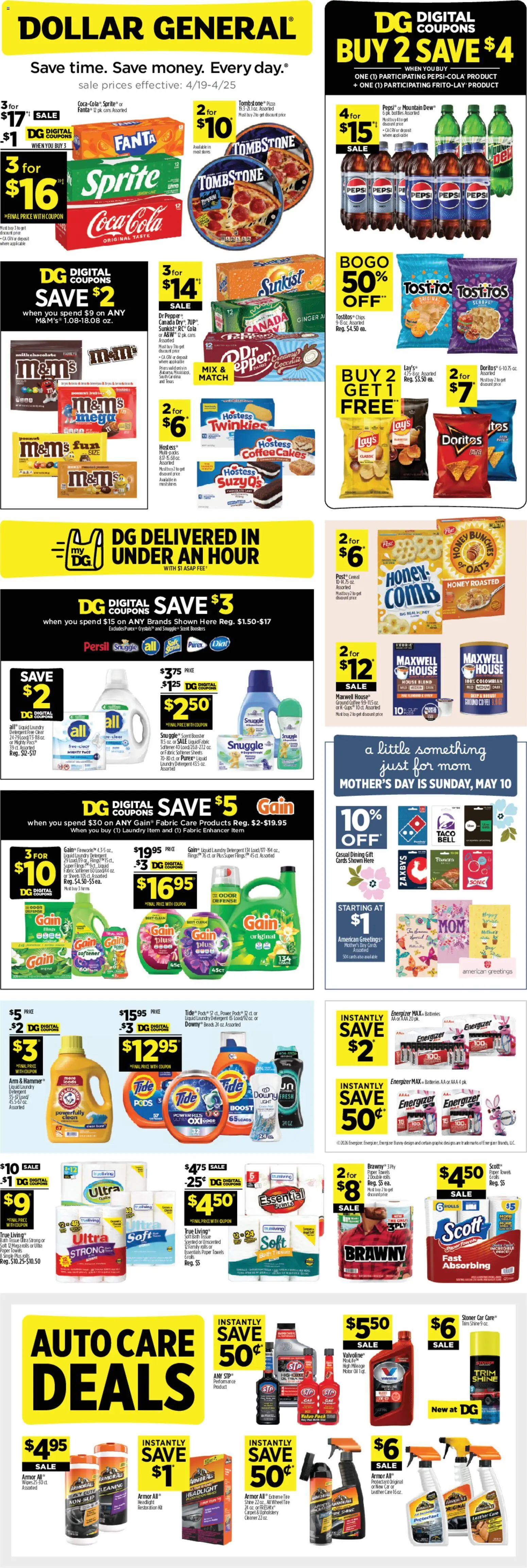 Ad Preview of Dollar General Dollar General Weekly Ad - TX from 04/19/2026