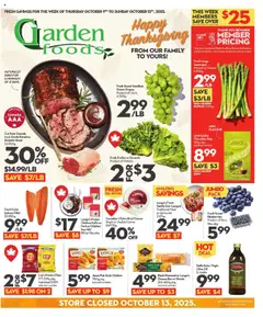 Preview of leaflet Garden Foods Special from shop Longo's is valid from Oct 09, 2025