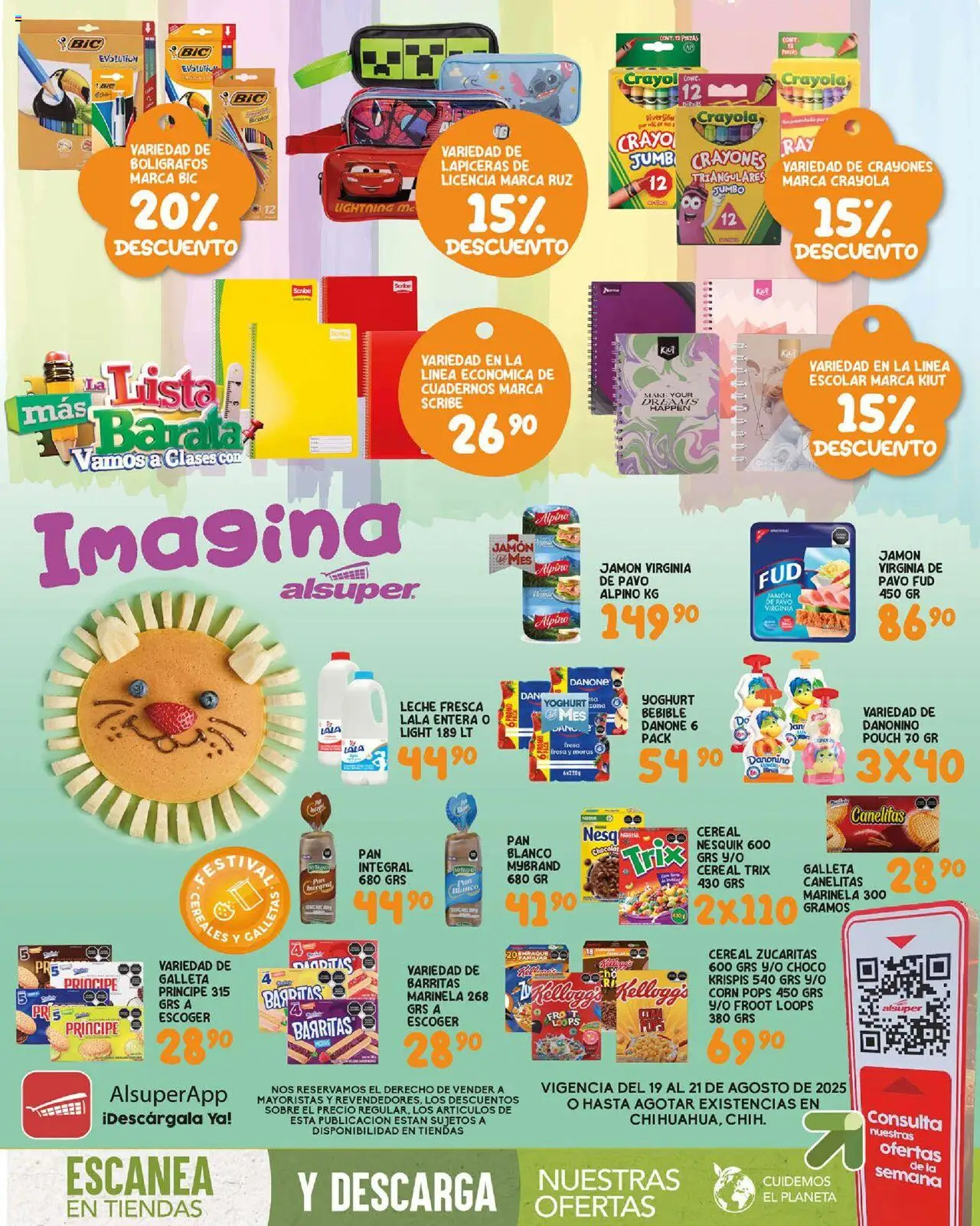 Folleto Alsuper y sus promociones válidas desde el 19/08/2025 - Número de página 1