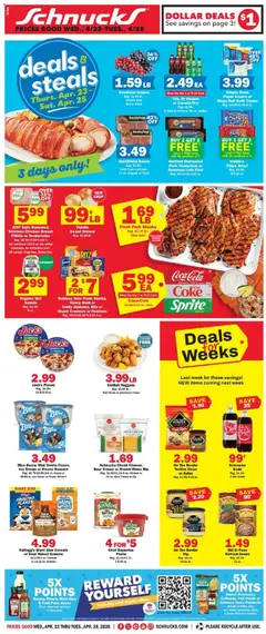 Ad Preview of Schnucks Schnucks Weekly Print Ad - IL from 04/22/2026