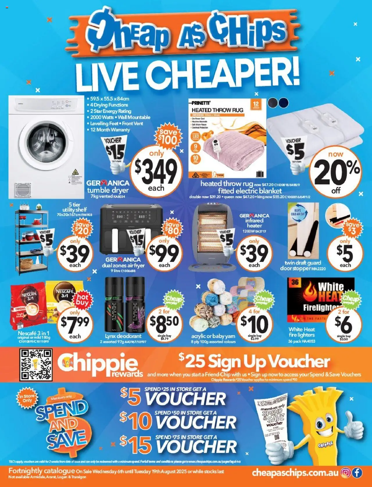 Cheap as Chips catalogue valid from 06/08/2025 - page 1