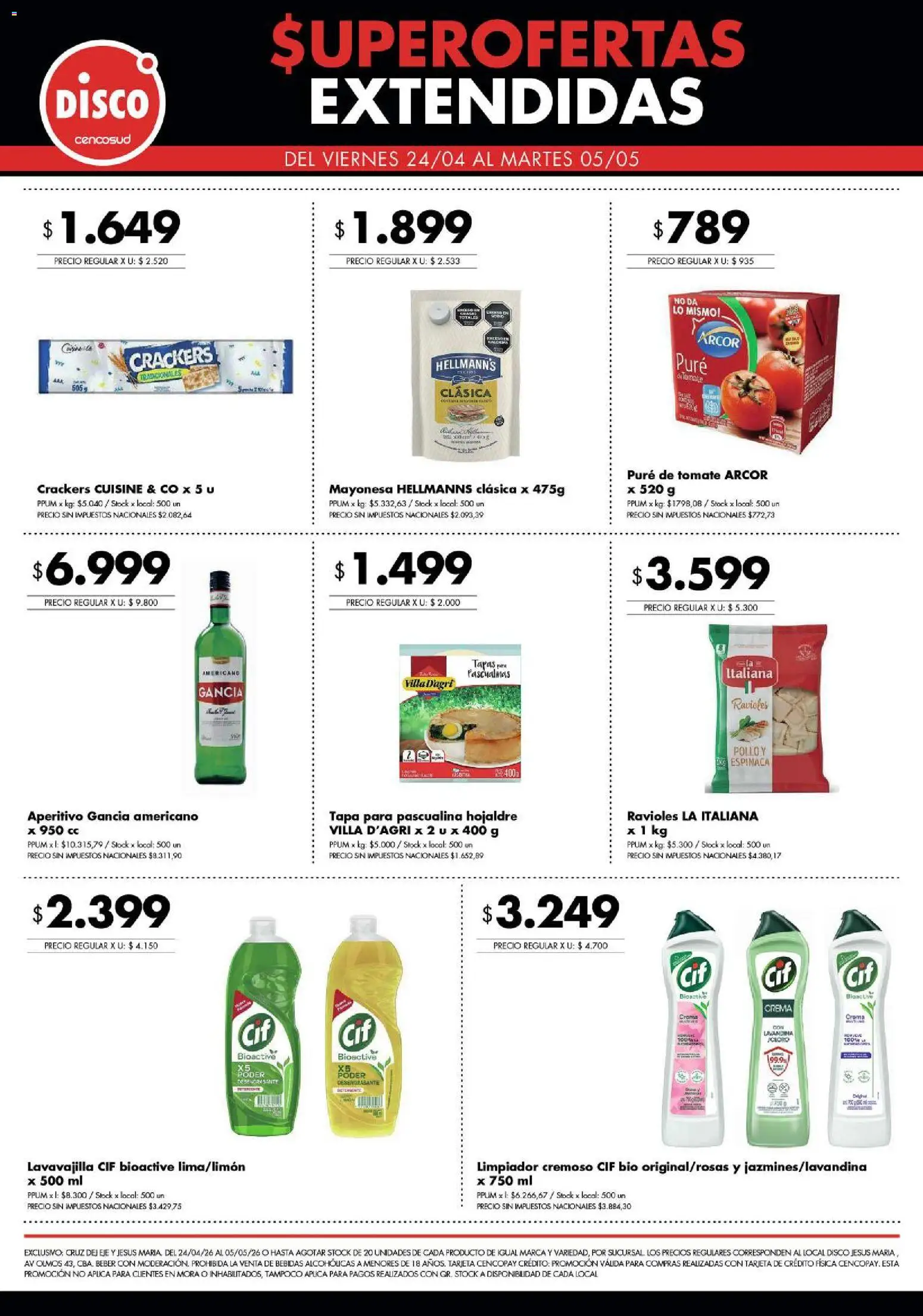 Vista previa del folleto de la tienda Disco válido desde el 24/04/2026 