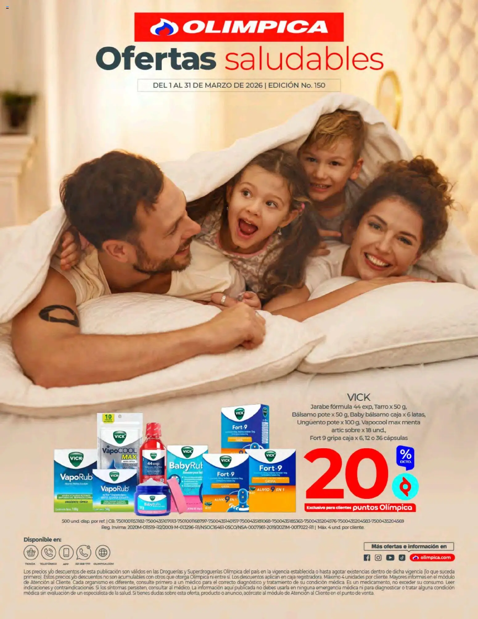  Vista previa del prospecto Ofertas Saludables del almacen Olímpica válida del 01/03/2026 al 31/03/2026