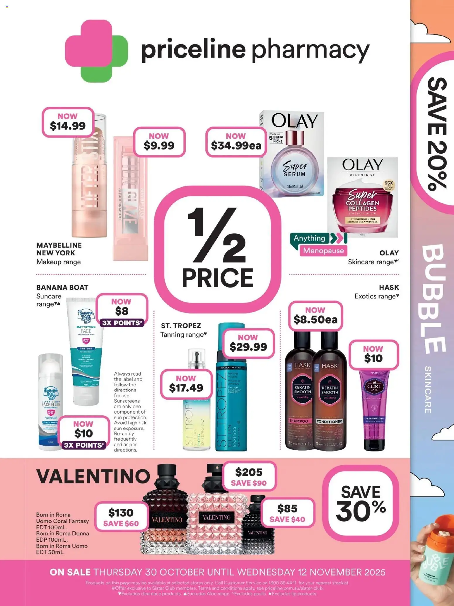 Preview of catalogue Priceline Catalogue from shop Priceline Pharmacy valid 30/10/2025
