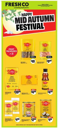 Preview of leaflet Happy mid autumn festival from shop FreshCo is valid from Aug 28, 2025