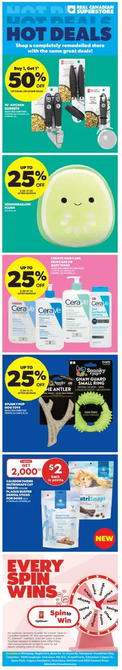 Un aperçu du dépliant Real Canadian Superstore weekly flyer - AB du magasin Real Canadian Superstore est valide à partir 16 avr. 2026