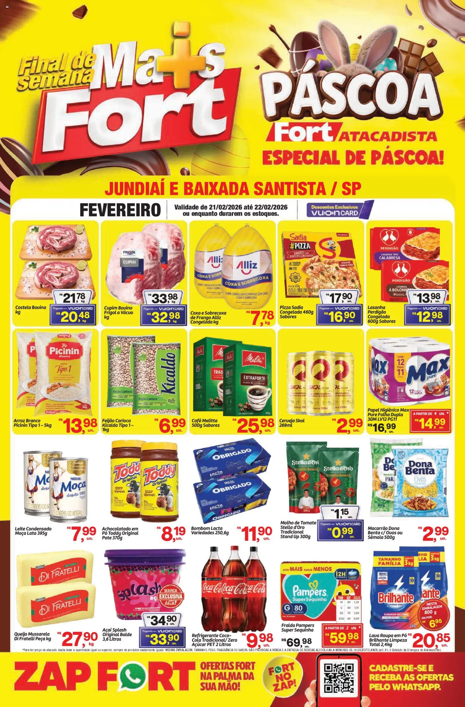 Pré-Visualização do folheto "Ofertas da semana" da loja Fort Atacadista válido a partir de 21/02/2026