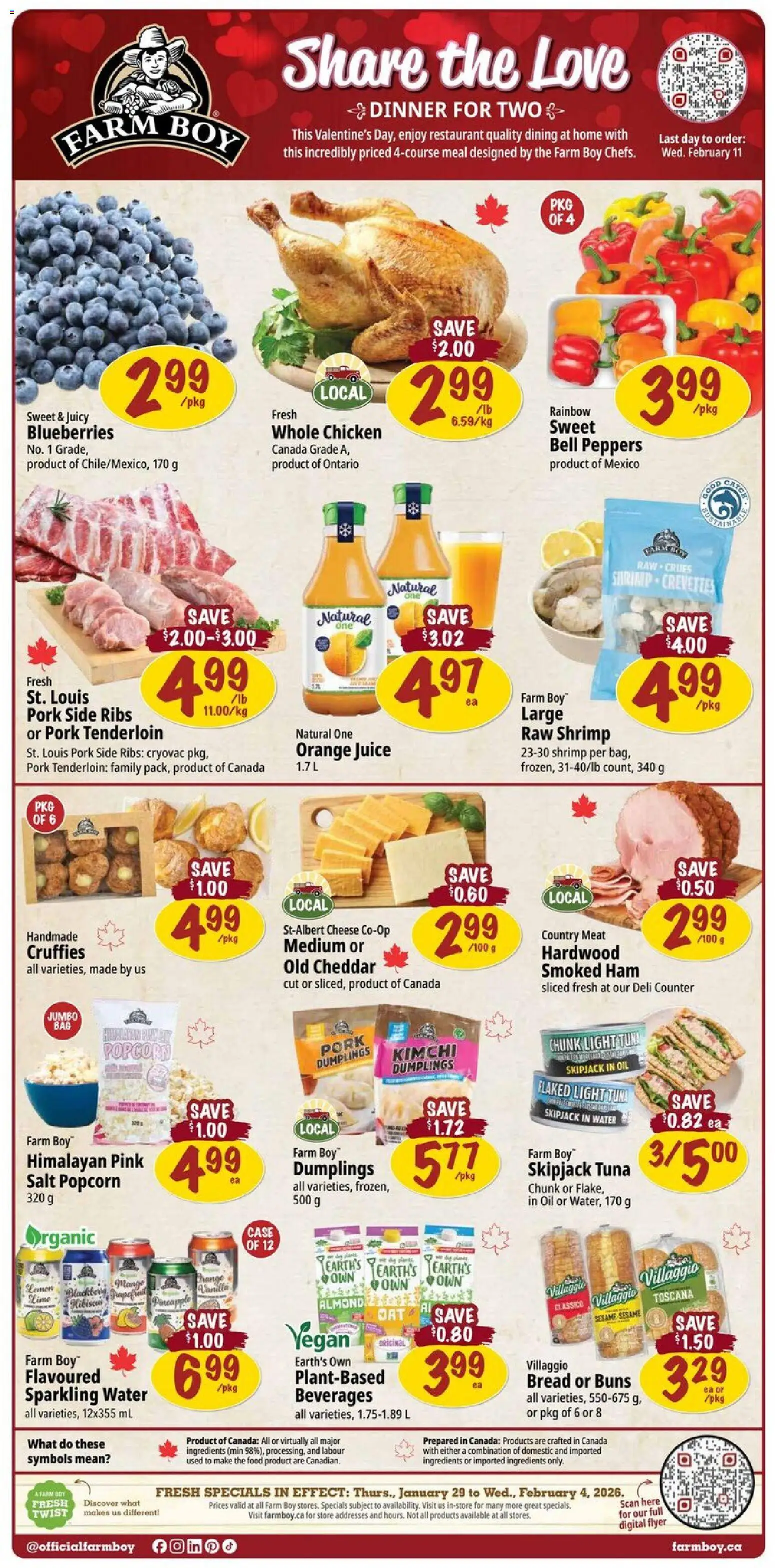 Preview of leaflet Weekly flyer / circulaire from shop Farm Boy is valid from Jan 29, 2026