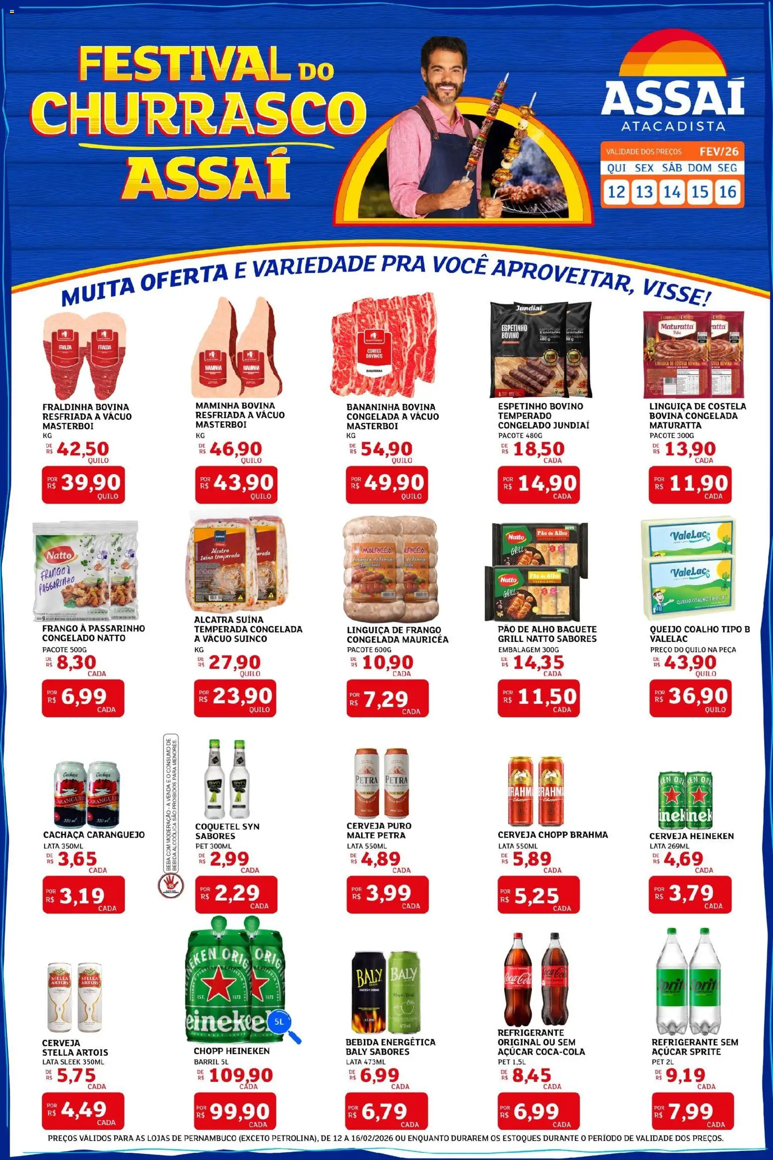 Pré-Visualização do folheto "Assaí Atacadista ofertas - PE" da loja Assaí Atacadista válido a partir de 12/03/2026