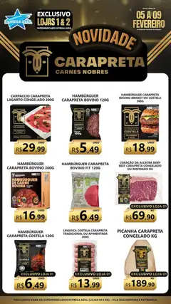 Pré-Visualização do folheto "Ofertas Carapreta" da loja Estrela Azul válido a partir de 05/02/2026