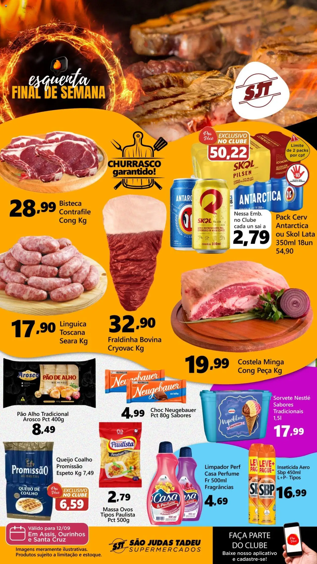 São Judas Tadeu folheto "Ofertas da semana" válido a partir de 12/09/2025 - número de página 1