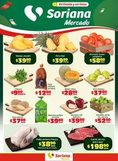 Vista previa las ofertas de la tienda Soriana - Soriana Fin de Semana Mercado: Tamaulipas desde el 17/04/2026 