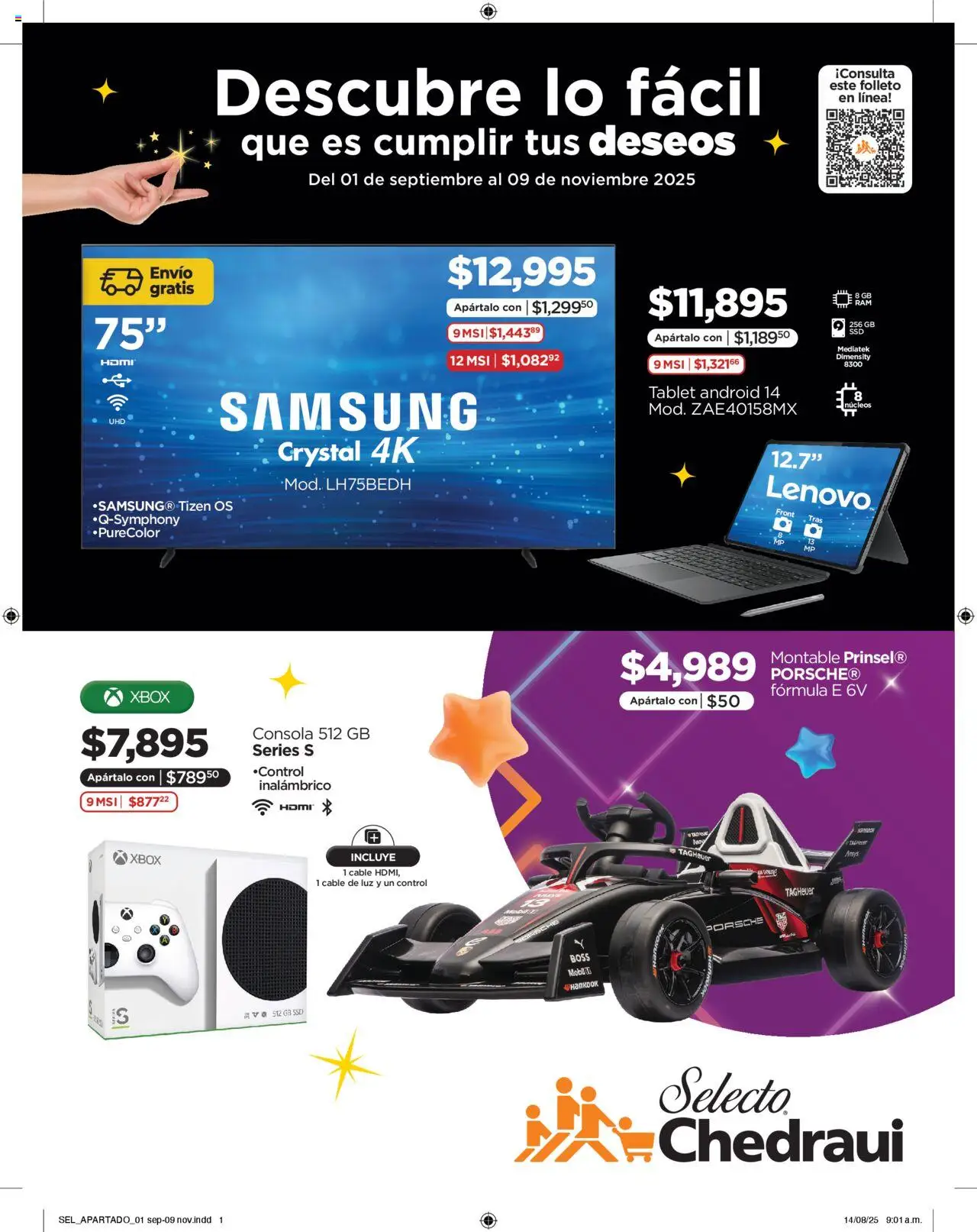 Promociones Selecto Chedraui Chedraui y sus promociones válidas desde el 01/09/2025 - Número de página 1