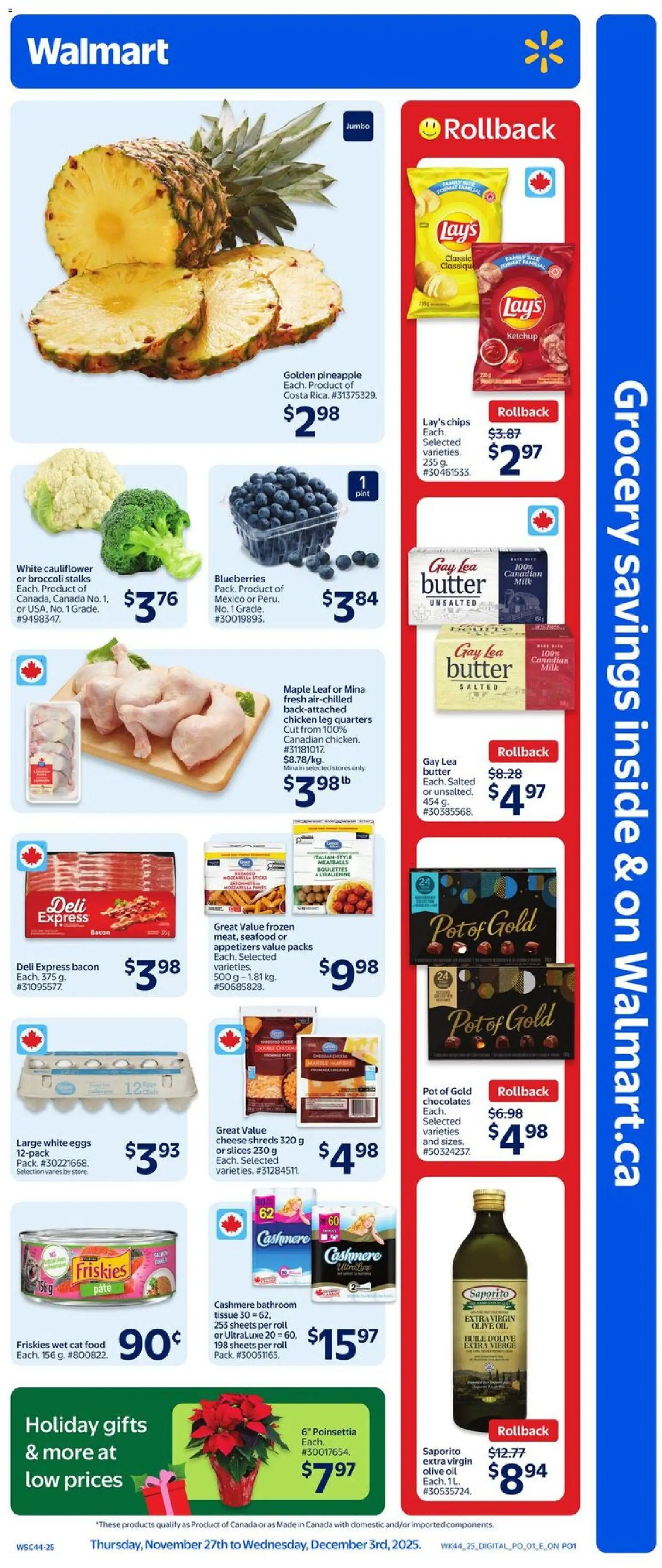 Preview of leaflet Weekly Flyer from shop Walmart is valid from Nov 27, 2025