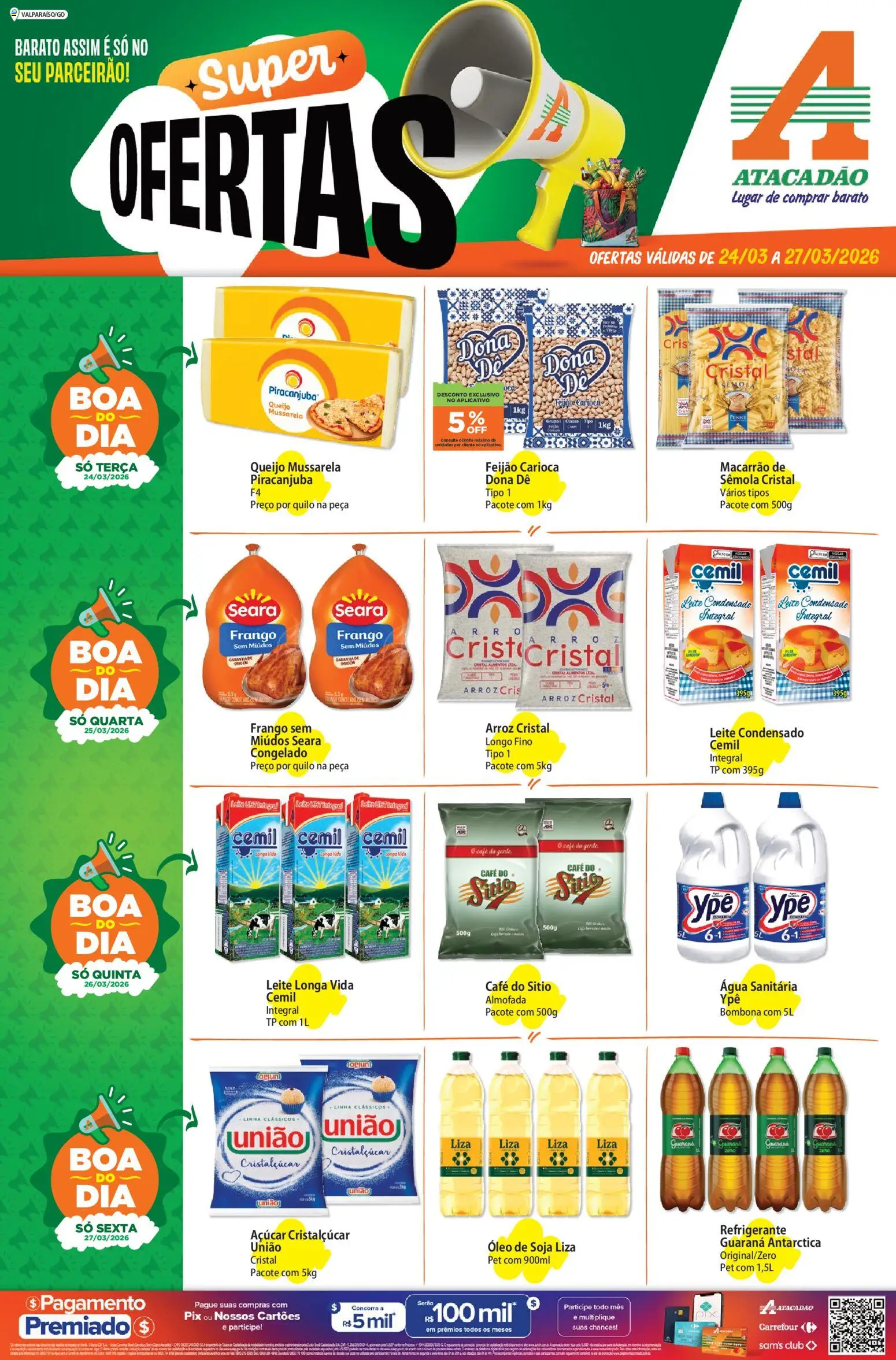 Pré-Visualização do folheto "Atacadão ofertas - GO" da loja Atacadão válido a partir de 24/03/2026