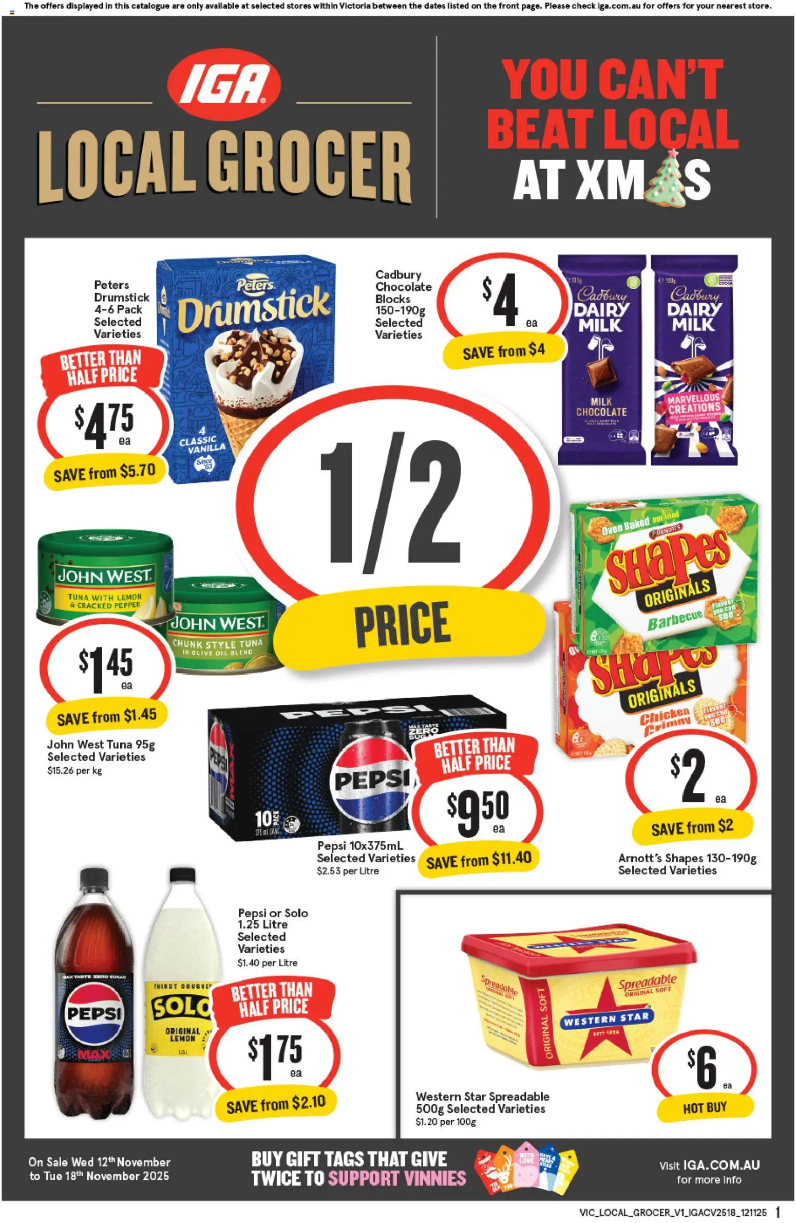 Preview of catalogue Local Grocer VIC from shop IGA valid 12/11/2025