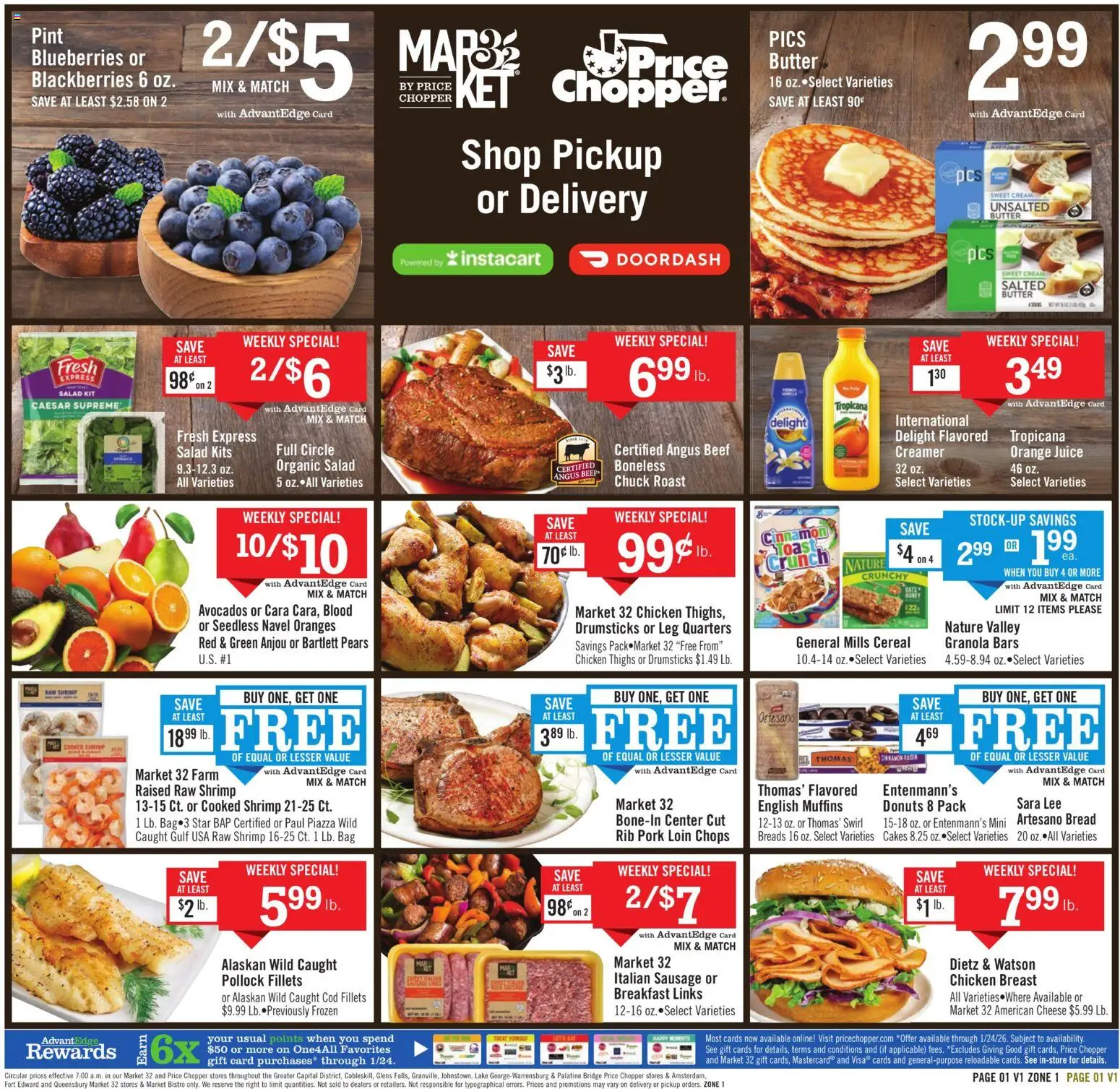Ad Preview of Price Chopper Weekly Ad from 01/11/2026