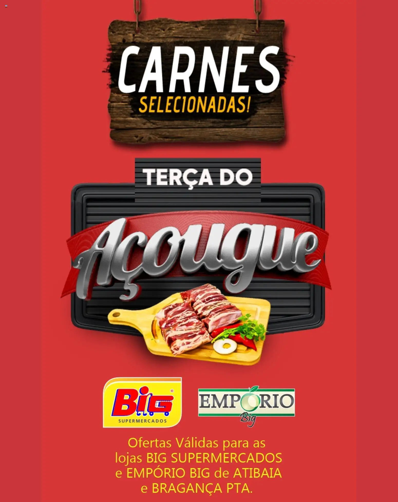 Pré-Visualização do folheto "Ofertas do Dia" da loja Big Supermercados válido a partir de 03/02/2026