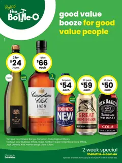 Preview of catalogue Catalogue CANBERRA from shop The Bottle-O valid 22/12/2025