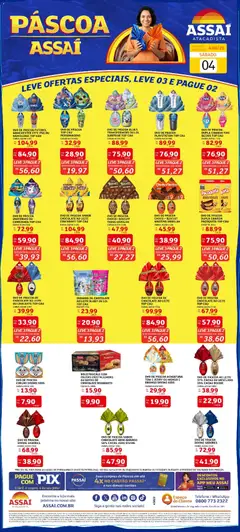 Pré-Visualização do folheto "Assaí Atacadista ofertas - PE" da loja Assaí Atacadista válido a partir de 04/04/2026
