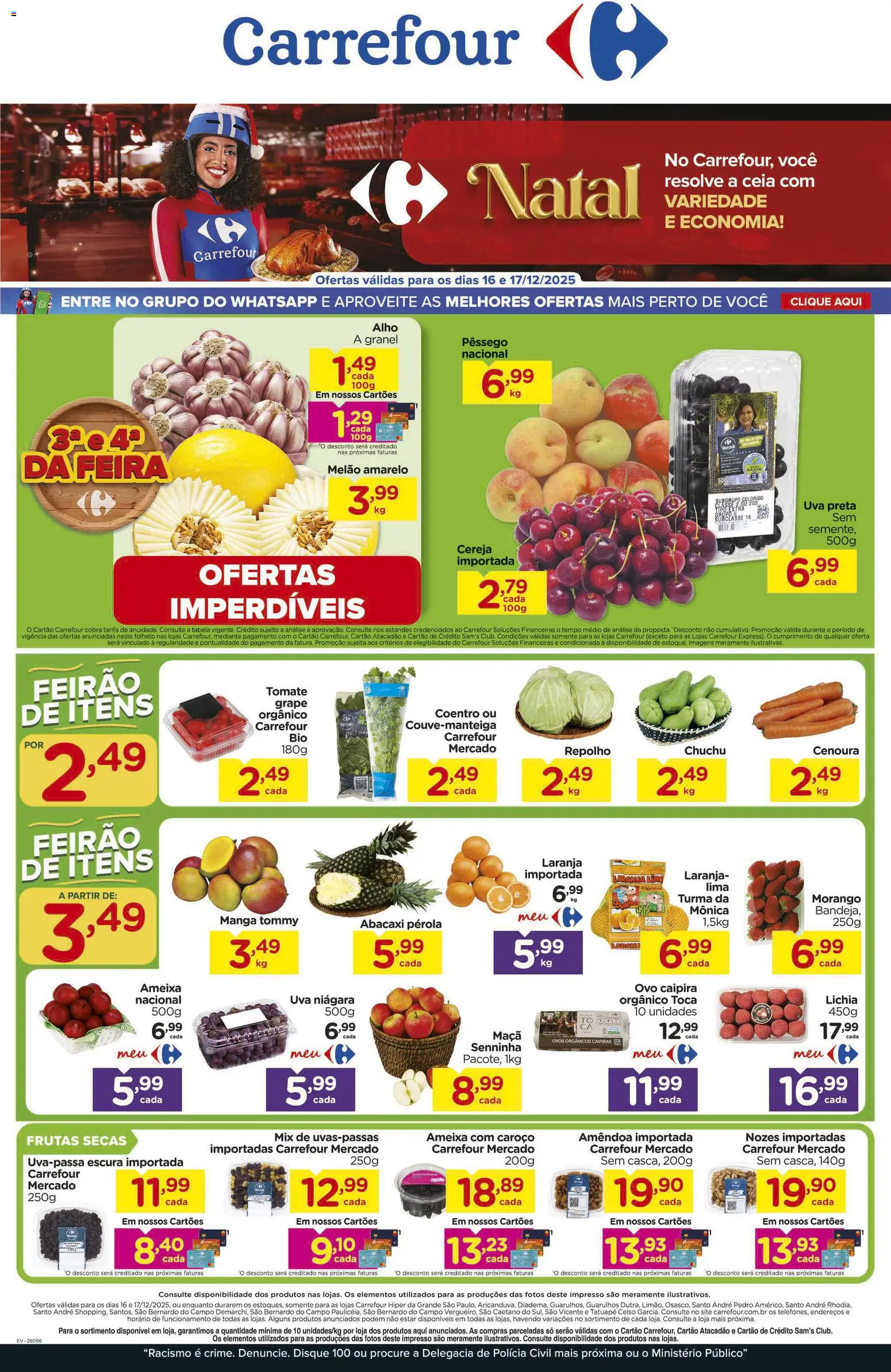 Pré-Visualização do folheto "Ofertas Feira" da loja Carrefour válido a partir de 16/12/2025