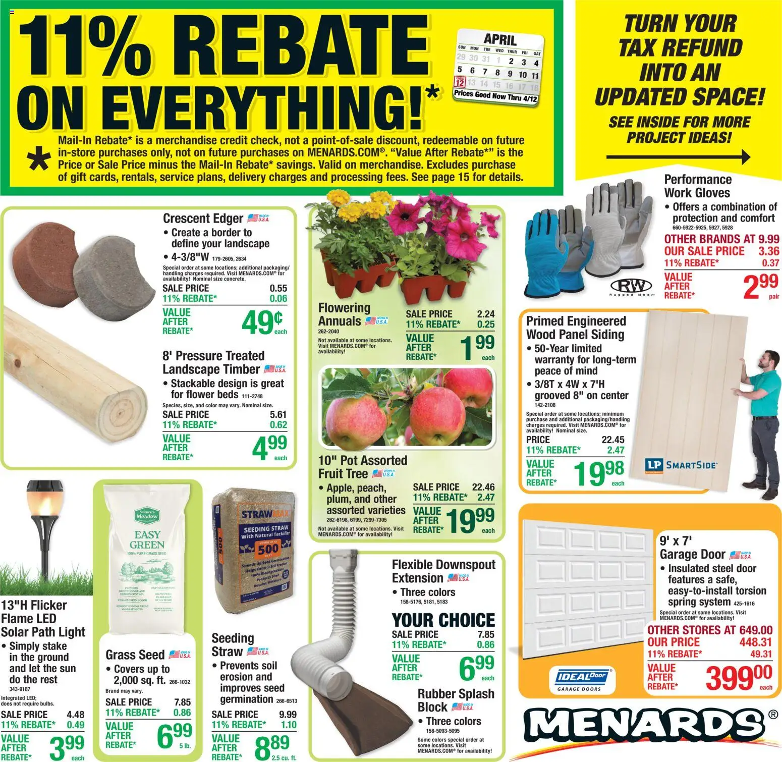 Ad Preview of Menards Menards Weekly Ad from 04/01/2026