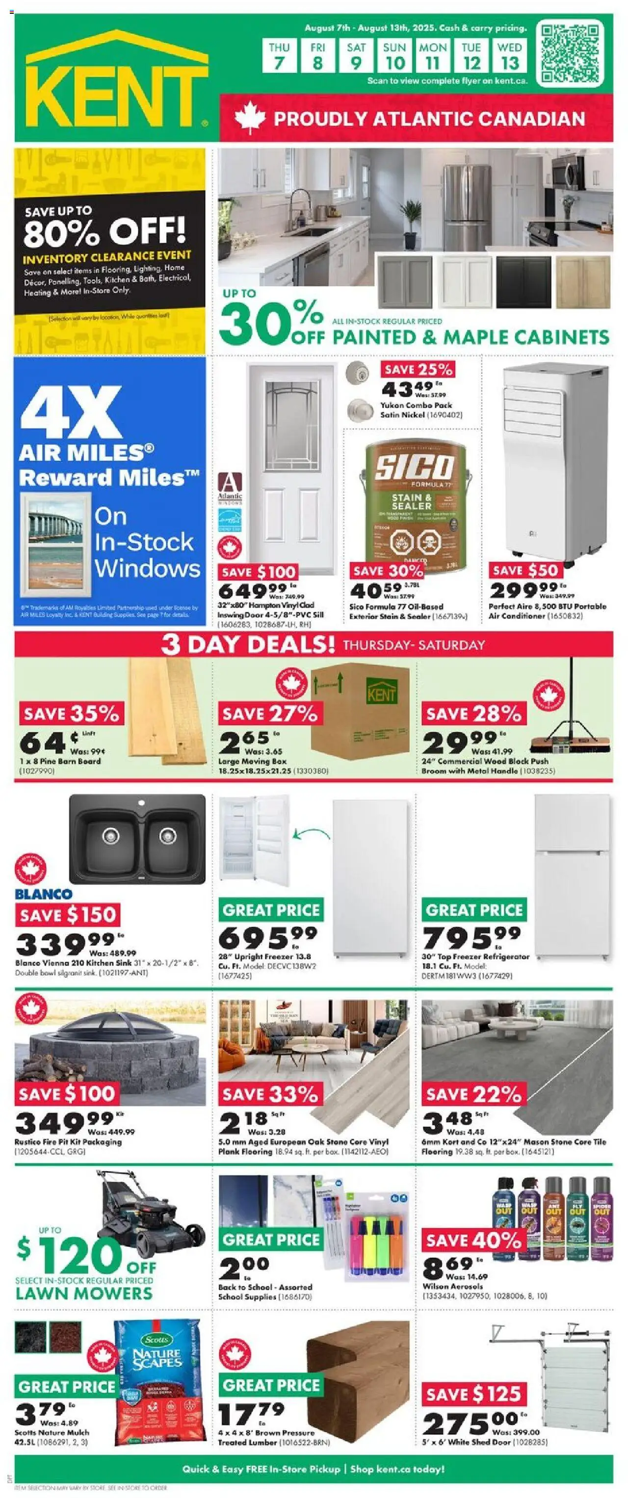 Kent flyer valid from Aug 07, 2025 - page number 1