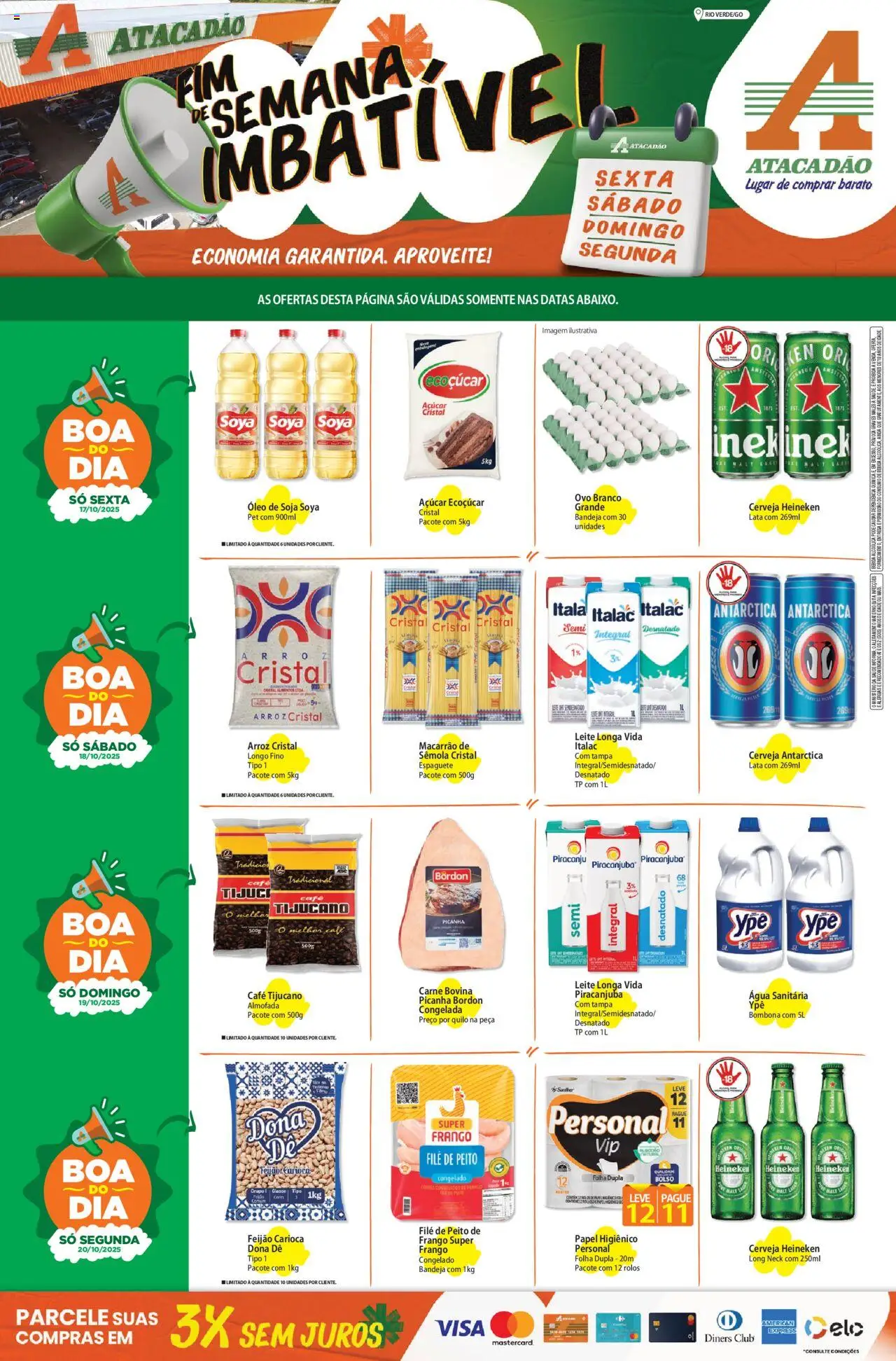 Atacadão folheto "Ofertas - GO" válido a partir de 17/10/2025 - número de página 1