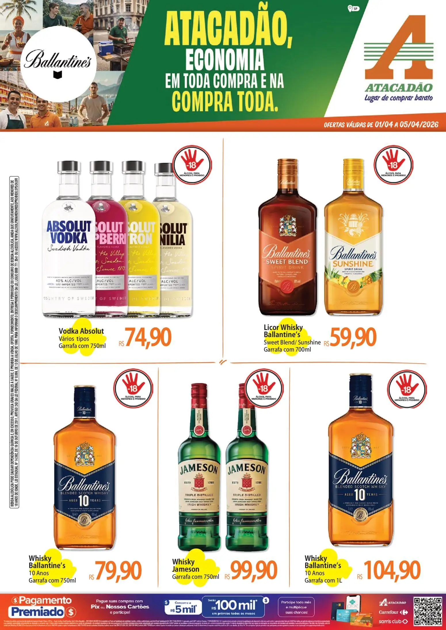 Pré-Visualização do folheto "Atacadão ofertas - SP" da loja Atacadão válido a partir de 01/04/2026