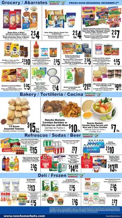 Ad Preview of Rancho Markets Weekly Ad from 12/02/2025 | Page: 2