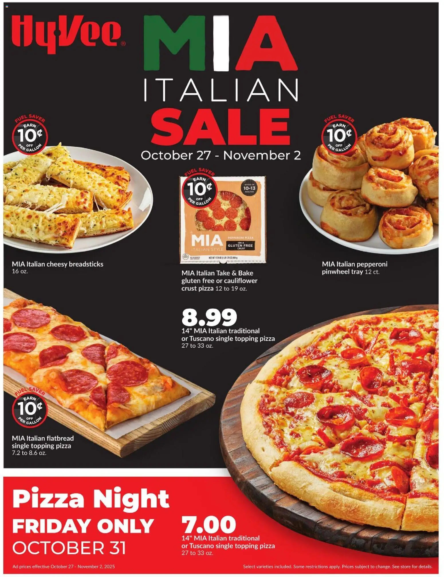 HyVee Special Sales from 10/27/2025 - Flyer - Page number 1