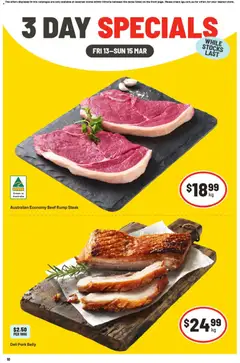 Preview of catalogue IGA 3 Day Specials VIC from shop IGA valid 13/03/2026