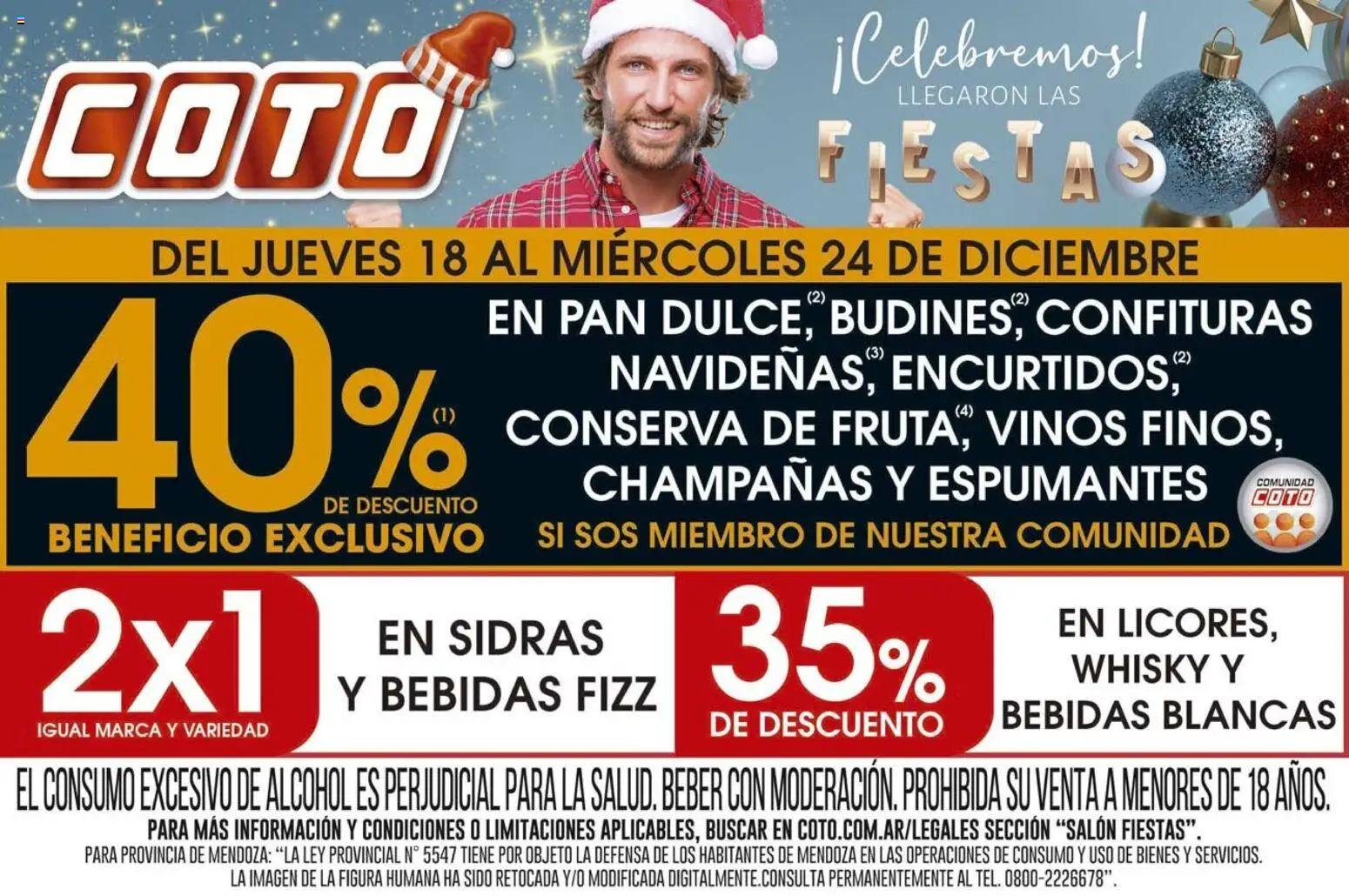 Vista previa del folleto de la tienda Coto válido desde el 18/12/2025 