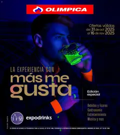  Vista previa del prospecto Expodrinks del almacen Olímpica válida del 31/10/2025 al 16/11/2025