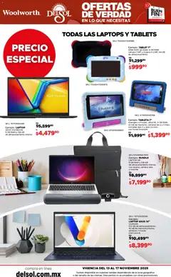Vista previa las ofertas de la tienda Del Sol y Woolworth - Buen Fin desde el 13/11/2025 | Página: 23