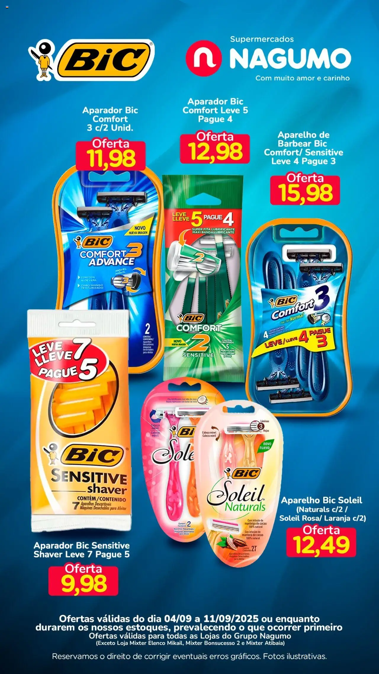 Nagumo folheto "Ofertas Especial Bic" válido a partir de 04/09/2025 - número de página 1