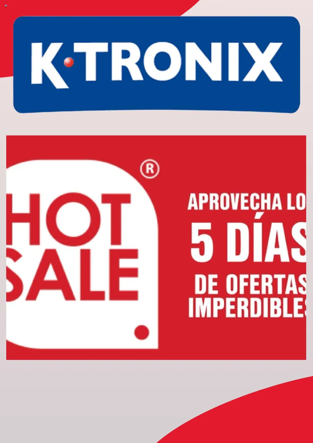  Vista previa del prospecto Hot Sale del almacen Ktronix válida del 16/10/2025 al 20/10/2025