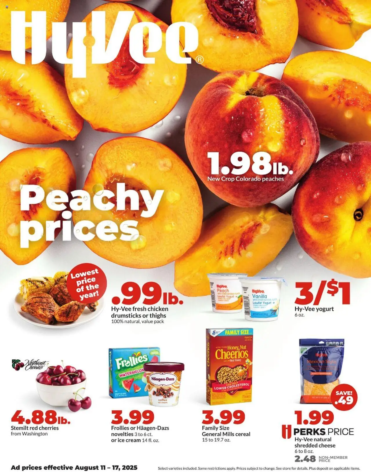 HyVee Weekly Ad from 08/11/2025 - Flyer - Page number 1