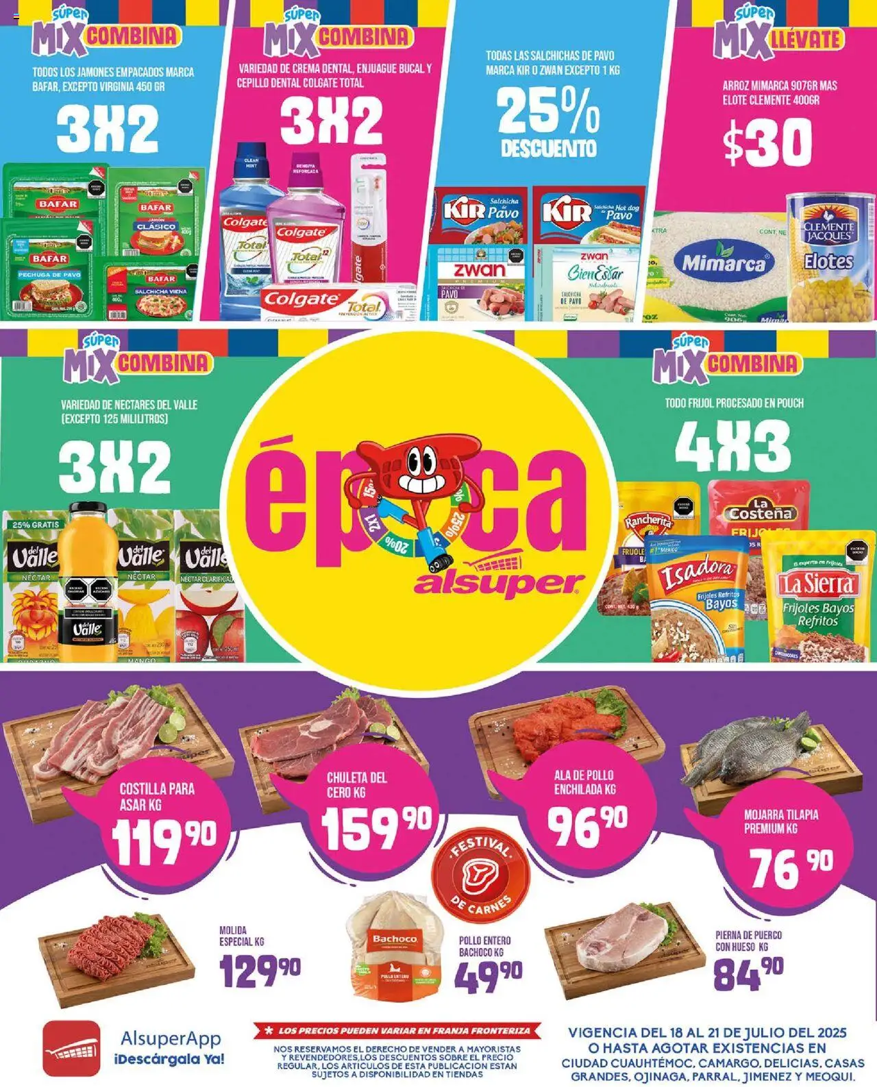 Folleto - Chihuahua Estado Alsuper y sus promociones válidas desde el 18/07/2025 - Número de página 1