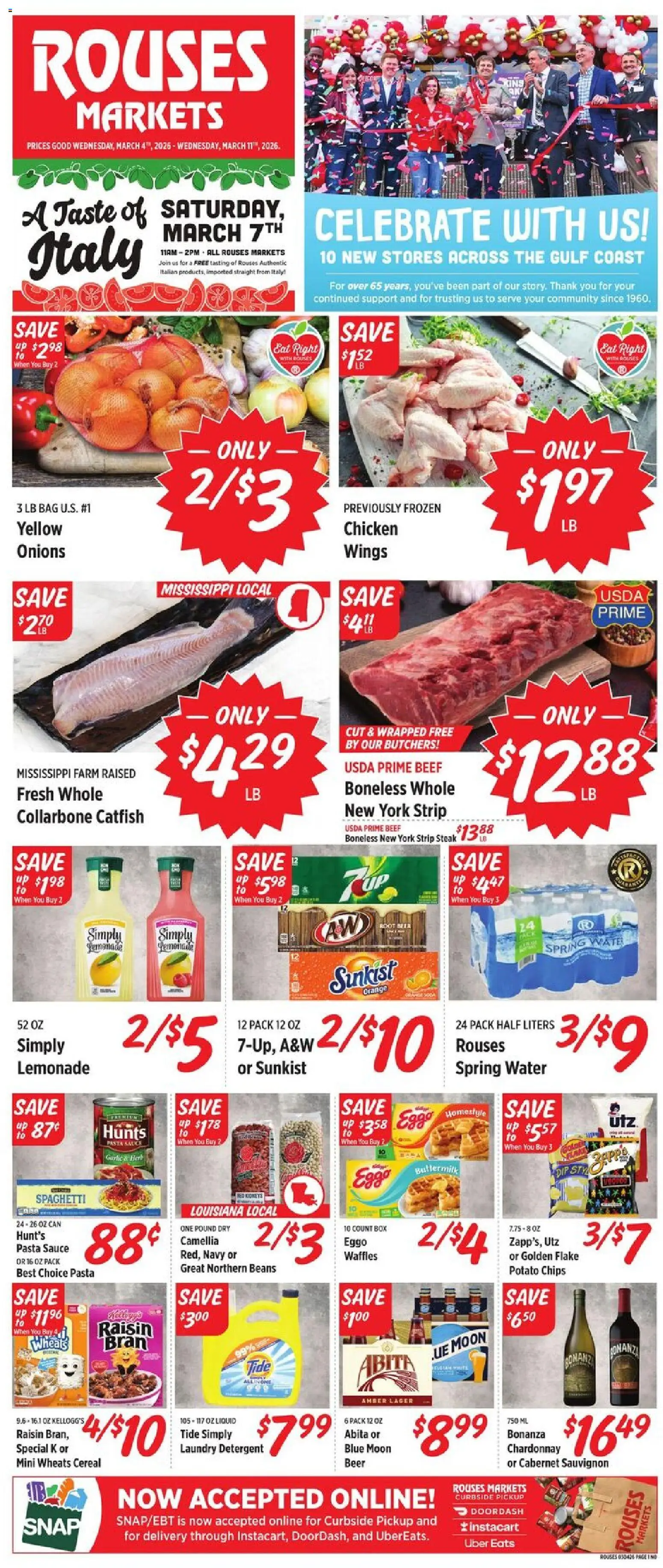 Ad Preview of Rouses Rouses Weekly Ad - LA from 03/04/2026