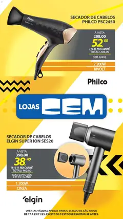 Pré-Visualização do folheto "Ofertas atuais" da loja Lojas Cem válido a partir de 17/11/2025 | Página: 139